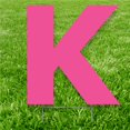 thumbnail image 1 of Advanced Graphics 3367 Panneau de Jardin Lettre K 20 x 15 Po, Rose, 1 of 1