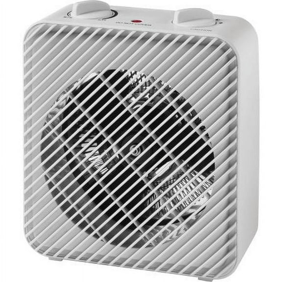 Pelonis 1500W Electric Fan-Forced 3-Speed Space Heater, White, Indoor Use
