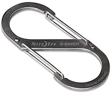 Nite Ize S-Biner® 3 Karabiner Aus Edelstahl – Doppelseitiger Karabinerhaken Für Schlüssel & Zubehör