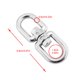 thumbnail image 4 of sweethay 2 uds 6mm ganchos de anillo giratorio de escalada accesorios de conector giratorio universal de ojo de doble extremo para equipos de Escalada, 4 of 6