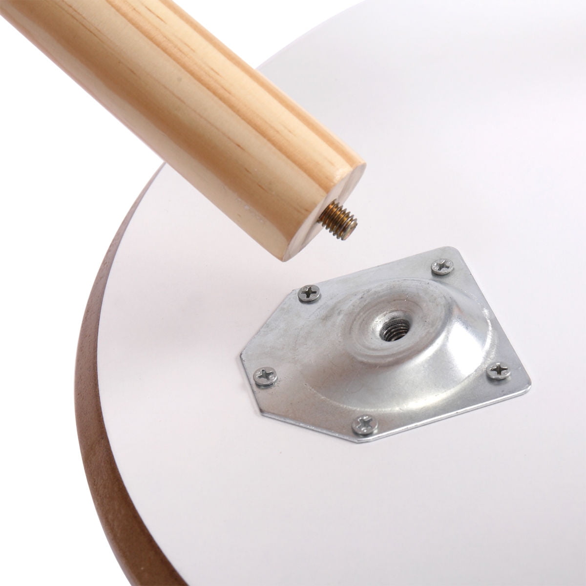 Kepooman Small Side Table, Modern Sofaside Coffee Table Round End Table Laptop Desk - White Kepooman Small Side Table, Modern Sofaside Coffee Table Round End Table Laptop Desk - White