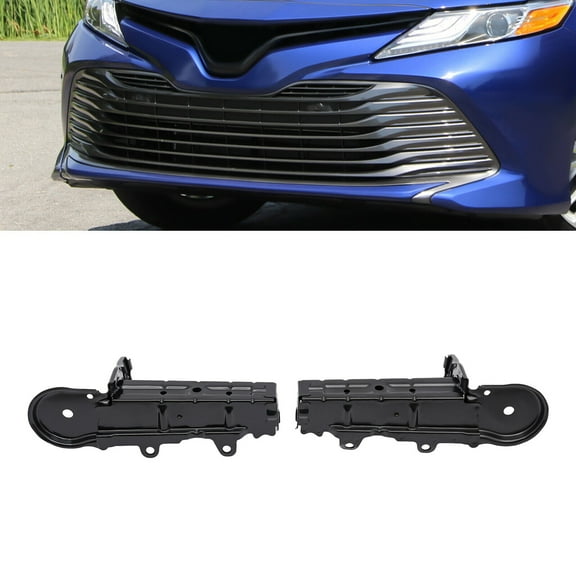 Front Left and Right Bumper Support Bracket Set for Toyota Camry 2018-2021