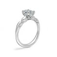 thumbnail image 2 of 1.15 Ct Brilliant Oval Shape Genuine Diamond Sparkle Ring for Engagement and Wedding in Solid 18K White Gold Size 6.5, 2 of 8