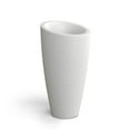 thumbnail image 2 of Pemberly Row Polyethylene Resin 32" Tall Modern Planter in White, 2 of 8