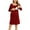 Red, variant on 3 in 1 Nursing Dress Maternity Nightgown Labor/Delivery Breastfeeding Birthing Gown Women's Nursing Nightgown Gown Full Slips Sleepwear,S-3XL