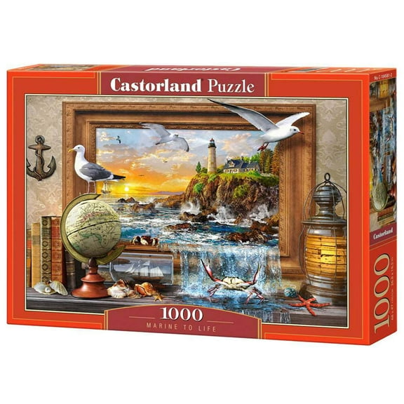 1000 Piece Jigsaw Puzzle, Marine to Life, Adult Puzzle, Castorland C-104581-2