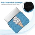 thumbnail image 2 of FORMRS 13"-13.3" Laptop Sleeve Protective Case Soft Carrying Quilted Computer Bag Cover, Ice Cream Cat, 2 of 7