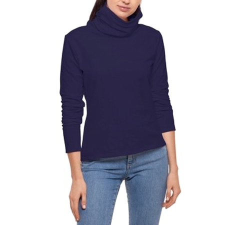 Betsy & Adam Womens Top Medium Knit Attached Face Mask