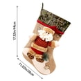 thumbnail image 3 of Home Decor Christmas Stocking Big Xmas Stockings Decoration Santa Snowman Reindeer Stocking Christmas Decorations And Party Accessory, 3 of 4