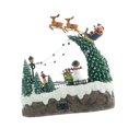 thumbnail image 2 of Adorno navideño coleccionable, edificio decorativo navideño iluminado, ideal para escritorio, dormitorio o chimenea interior., 2 of 9