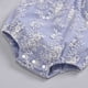 thumbnail image 4 of Gibobby Ropa Para Bebe de dos piezas de encaje con mangas volantes para niñas y traje de algodón con pañuelo para la cabeza de encaje(Verde, 6-9 Meses), 4 of 5