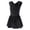 czb# Black245, variant on Lightweight Girls Kids Teen Ballet Leotard Dress Sleeveless Crewneck Backless Solid Color Slim Fit Ruffled Chiffon Summer Elegant Style Dancewear For Young Dresses,Black,4-5 Years