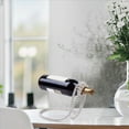 thumbnail image 2 of 3X Novedad en Estante para Vino con Collar de Perlas, Estante para Vino Flotante con Collar de Perlas Artificiales, Estante para Vino Tinto Suspendido Colgante de Metal, 2 of 5