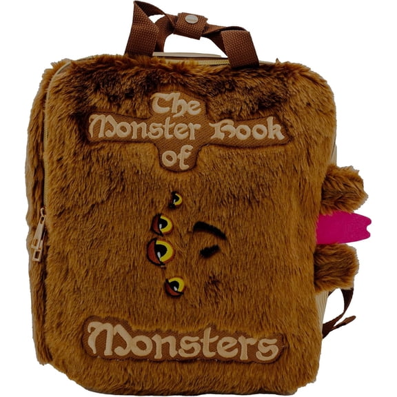 Harry Potter The Monster Book of Monsters Plush Book Bag