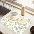 thumbnail image 6 of Ryvnso Fruits Paint Dish Drying Mat for Kitchen Countertop 18x24 Large Dish Pad Drainer Rack Dish Sink Mats, 6 of 7