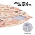 thumbnail image 5 of Multi-Size Linen Sofa Pillow Cover Invisible Zipper Open And Close Strong Use For Sofa Chair Garden Sofa Car Rose Gold Foil Leopard Print_42 18"X18", 5 of 7