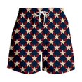 thumbnail image 4 of Bainana Mens Swim Trunks American Flag Patriotic Swim Shorts Independence Day Soft Breathable Summer Holiday Swimwear, 4 of 4