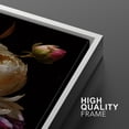 thumbnail image 5 of IDEA4WALL Framed Canvas Print Wall Art Set Moody Flower Floral Botanical Prints Minimalist Art Modern Wall Decor Dark Academia Artwork for Living Room, Bedroom, Office - White 16"x24"x3, 5 of 5