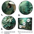 thumbnail image 3 of Designart "Fresh Oasis in the Bath II" Bath & Laundry Floater Framed Canvas Wall Art, 3 of 7