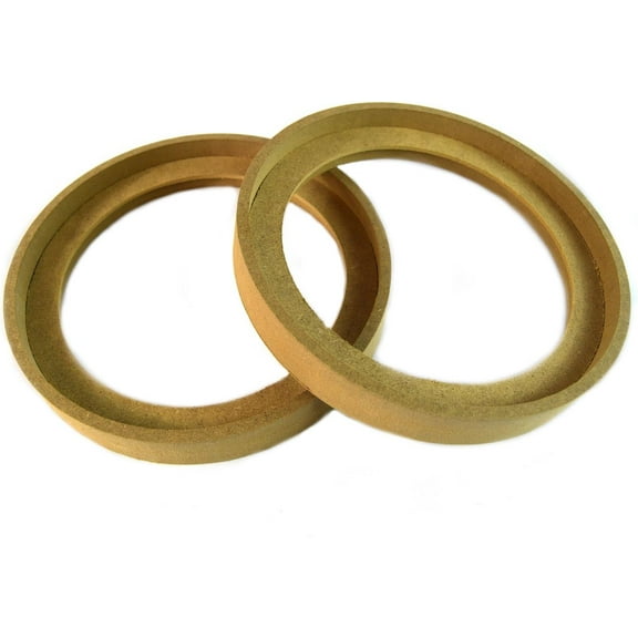 Pipeman's 8-Inch MDF Speaker Ring Recess with Bezel, Mounting Spacer, Recessed, Fiberglass