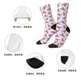 thumbnail image 5 of Honeii Cartoon Lobsters 1 Print Adult Socks,Crew Socks,Casual Calf Socks,Daily Wear Socks for Men & Women, Perfect for Sports, Casual and Everyday Use, 5 of 6