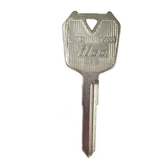 ILCO X278 Replacement Key Blank for Kawasaki & Triumph Motorcycle - KA33 (10 Pack)