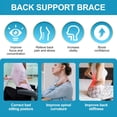 thumbnail image 3 of BESTSKY Posture Corrector for Men And Women, Adjustable Back Brace, Comfortable & Breathable Clavicle Straightener, Providing Pain Relief from Bad Posture, Waist, Neck, Back Pain (Large), 3 of 6