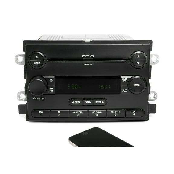 Restored 07 Ford Five Hundred AMFM 6 Disc Mp3 CD Radio w Bluetooth Upgrade 7G1T-18C815-BA (Refurbished)