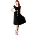 thumbnail image 4 of Evanese Women's sweetheart cap sleeve knee length day dress with satin trims, 4 of 4