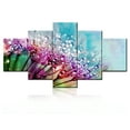 thumbnail image 1 of TISHIRON 5PCS Framed Canvas Wall Art Set,60"x32" Beautiful Flowers Nature Landscape Canvas Art Decor, 1 of 7