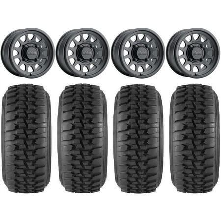 Method 414 15 Wheels Black +13mm 30 Desert Series Tires Polaris RZR XP 1000 / PRO XP / Ranger XP 900/1000