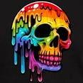 thumbnail image 3 of CafePress - Vibrant Multicolor Skull Men's Value T Shirt - Men's Classic Graphic Cotton T-Shirt, 3 of 4