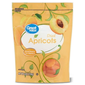 Great Value Dried Apricots, 6 oz