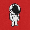 thumbnail image 2 of Dalix Astronaut Heavy Cotton Short Sleeve Summer Tee Mens in Red 3XL XXX-Large, 2 of 5