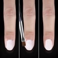 thumbnail image 3 of Set de 3 pinceles para limpieza de nail art Gemsanva, planos, ovalados y angulados, 3 of 7