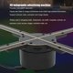 thumbnail image 3 of Proyector WiFi con Ventilador de Holograma 3D Publicidad con Proyector Holográfico 3D Ventilador con Holograma 3D con 658 Cuentas LED para Halloween Tienda Bar Casino, 3 of 8