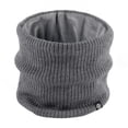 thumbnail image 1 of RXIRUCGD Winter Knitted Neck Hoodie Solid Color Versatile Outdoor Warm High Neck Knitted Cold Double Layer Velvet Neck Protection( Dark Gray ), 1 of 4