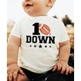thumbnail image 3 of 1st Birthday Football Shirt for Boys  1 Down Party Tee for Toddler - Gift for One Year Old Natural Shirt 18 Months, 3 of 7