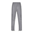 thumbnail image 2 of Dpytoraw Men's Casual Solid Leggings Pants Drawstring Elastic Waist Pocket Pants Trousers, 2 of 4