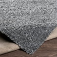 thumbnail image 4 of Livabliss Deluxe Shag Solid Area Rug, Charcoal ,6'7" x 9', 4 of 6