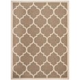 thumbnail image 1 of Safavieh Courtyard Brown Indoor Outdoor Rug - 6'7" x 9'6", 1 of 1