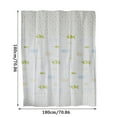 thumbnail image 2 of Printed Fabric Shower Curtain Thickened Waterproof Cartoon Shower Curtain With Hook, 2 of 6
