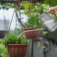 thumbnail image 3 of Watering Pot, Long Mouthed Watering Can, Garden Watering Pot, Durable Plastic, Indoor Outdoor Use, Perfect for Houseplants, Easy to Pour, Gardening Accessories, Watering Tool, Ihhxbz | Green, 3 of 8