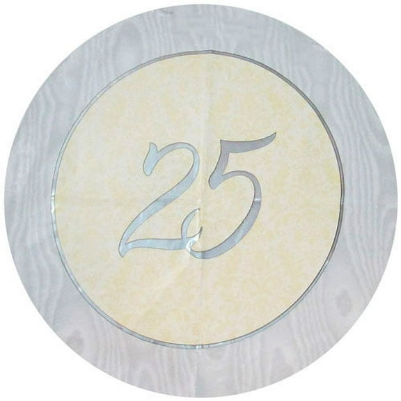 25th Anniversary Foil Mylar Balloon (1ct)