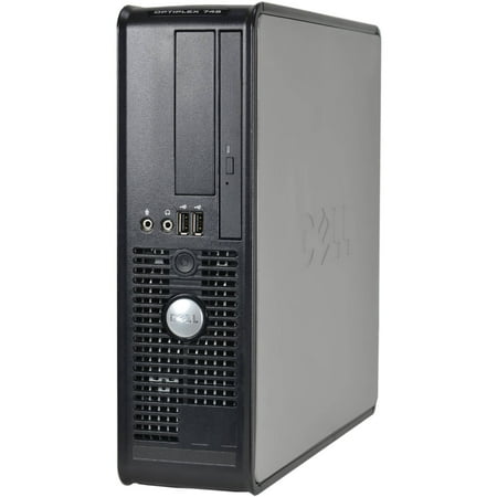 Refurbished Dell GX745 Small Form Factor Desktop PC with Intel Pentium D Processor, 2GB Memory, 160GB Hard Drive and Windows 10 Pro (Monitor Not Included)