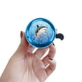 thumbnail image 5 of WIRESTER Bicycle Bell Aluminum Alloy Mini Bike Bell With Ring Horn Accessories for Adults Men Women Kids Girls and Boys - Sand Tiger Shark Underwater, 5 of 7