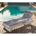 thumbnail image 2 of Vargottam Printed Rocking Chair Sofa Cushion With TiesChaise Recliner Quilted Thick Padded Seat Cushions Recliner Garden Outdoor Terrace Bench Cushion 74 X 23 inches-Multicolor, 2 of 7