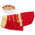 thumbnail image 1 of unbranded 1Jgo Ropa Roja Para Perro Con Detallado Disfraz Para Fiestas Y Cosplay, 1 of 6