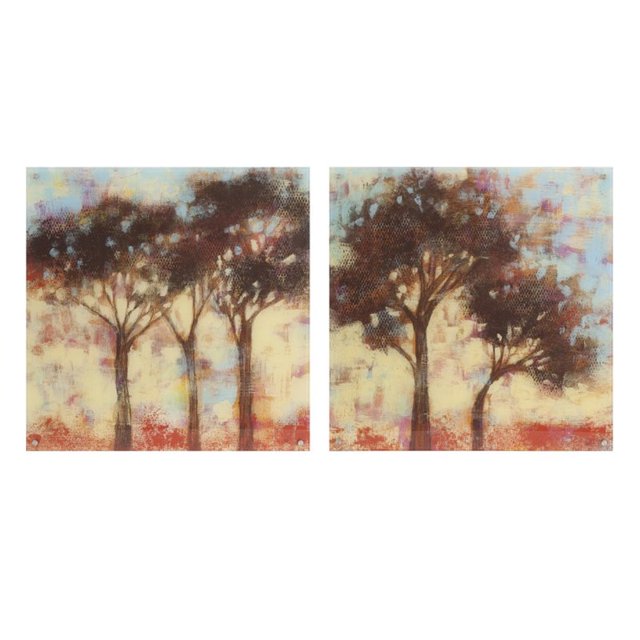 IMAX Corporation Kaleidoscope Trees 2 Piece Wall Art Set