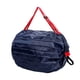 thumbnail image 2 of Bolsa reutilizable Bolsas de plegables impermeables con asas Cremallera grande Azul Zulema Bolsas de compras reutilizables, 2 of 7